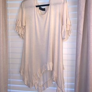 Cream boutique tunic